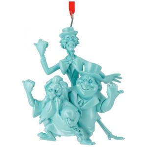 Enfeite de Natal Hallmark Disney The Haunted Mansion Hitchhiking Ghosts em Resina Multicolorido, 7,6 x 8,3 x 5 cm