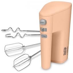 Batedeira de Mão com 5 Velocidades e Acessórios de Aço Inox, 200W, 110v, TASTY BY CUISINART HM200TTN, Laranja