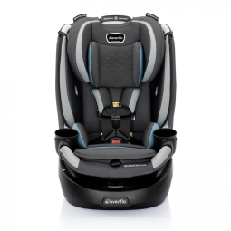 Cadeira de Bebê para Carro 2 em 1 Rotativo com Capa de Limpeza Rápida, Evenflo Revolve360, Azul