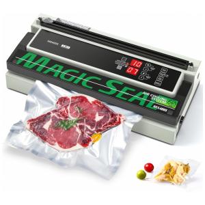 Máquina Seladora Automática 2 em 1 com Vários Modos de Ação, 250W, 110v, MAGIC SEAL MS400, Prateado