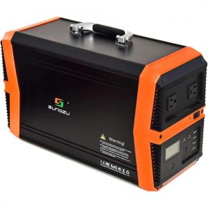 SUNGZU Estação de Energia Portátil 1000W Saída CA 110V 9.1A DC 12V 8A USB 5V 3A Tela OLED