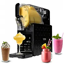 Máquina de Slush Raspadinha Ontravelo Preta 64oz 5 Programas RapidChill Sem Gelo 120V