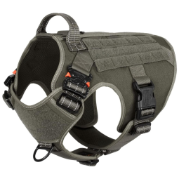 ICEFANG Arreio Tático para Cães com 2 Fivelas de Metal Extra Grande