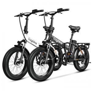 Kit com 2 Bicicletas Elétricas Dobráveis bluebiko F6B com Motor Brushless 750W (Pico 1000W), Bateria Removível 48V 20Ah, Freios a Disco