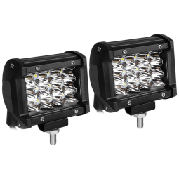 Farol de Milha LED Off Road Barra de cm 50w 6000 Lúmens Para Teto, Tampa e Para Choque, RIGIDHORSE 10, Branco