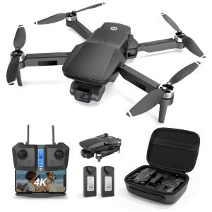 Drone com Câmera 4K, GPS, WiFi 5GHz Longo Alcance e Retorno Automático para Casa, HOLY STONE, Preto