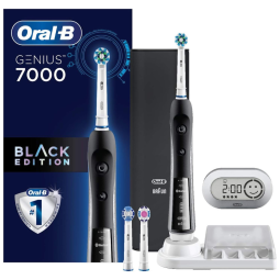 Escova de dentes elétrica, Pro 7000 SmartSeries Black recarregável com conectividade Bluetooth, ORAL B 0069055124666, Preto
