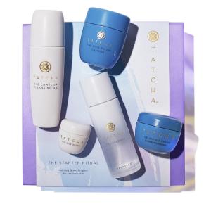 Tatcha Kit Skincare Completo com Hidratante, Óleo, Hidratante e Creme para Olhos