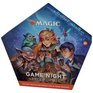 Kit Magic The Gathering 2022 Game Night 5 Decks Completos para Partidas Rápidas com Até 5 Jogadores, 300 Cartas