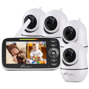 Baba Eletrônica com Visão Noturna e Áudio Bidirecional, iFamily, Branca