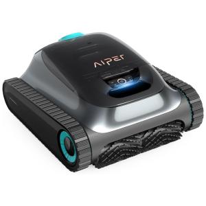 Robô Aspirador de Piscina Sem Fio com Navegação Inteligente WavePath 2.0 para Piscinas até 150m2, 110V, AIPER Scuba S1