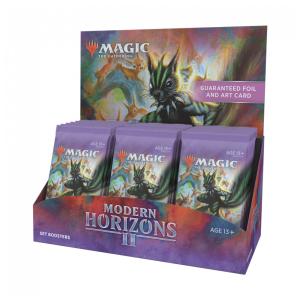 Caixa de Boosters do conjunto Magic: The Gathering Modern Horizons 360 Cartas, para Jogadores Maiores de 13 Anos
