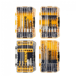 Kit Brocas de Chaves 100 Peças com Estojo, DEWALT DWA2FTS100, Amarelo