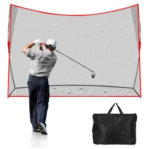 Rede de Golfe 3x2,1m de Alta Durabilidade p/ Treino em Ambientes Internos/Externos, Portátil c/ Bolsa, Ideal p/ Aprimorar seu Jogo,Halunoty.