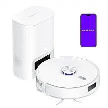 Robô Aspirador e Mop NARWAL Freo S Branco 8000Pa Sucção Base Autoesvaziamento 3,5L Navegação LDS 110V