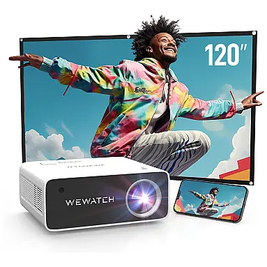 Projetor Native 1080P 5G, LED