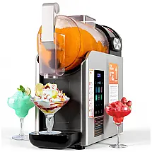 Máquina de Raspadinha Puldoum 6 Predefinições Capacidade 2 Litros Baixo Ruído para Uso Doméstico