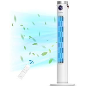 Ventilador de Torre com Controle Remoto, 3 Modos e Temporizador de 24 Horas, 110v, G OCEAN GFTF4502 US N, Branco