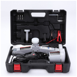 Simpleout Macaco Elétrico Hidráulico com Kit Reparo de Emergência, Suporta até 3 Toneladas, Branco