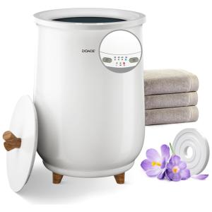 Aquecedor de Toalha Elétrico para até 2 Toalhas Grandes com Desligamento Automático, Temporizador Ajustável e Controle de Temperatura, 110V