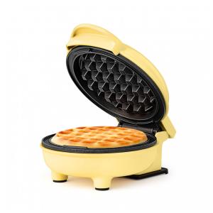 Mini Máquina de Waffle Antiaderente, Amarela, 110v, HOLSTEIN HOUSEWARES HH 09125016Y, Amarelo