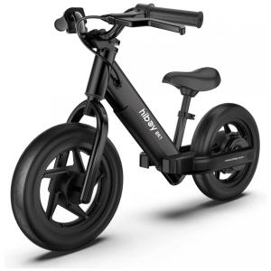 Bicicleta Elétrica Sem Pedal para Crianças de 3 a 5 Anos até 14km, 24V, Hiboy BK1, Preta