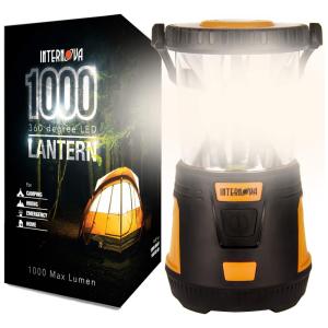 Lanterna LED 1000 Lúmens Luz 360 Ajustável Ideal para Camping Crianças Resistente a Água