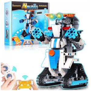 Robô Tomons 549 Peças com Controle Remoto e APP para Crianças Acima de 6 Anos, Azul