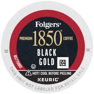 Cápsulas de Café Torra Escura 96u 1850, FOLGERS COFFEE, Marrom