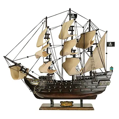 Barco Decorativo Pérola Negra de