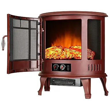 Lareira Elétrica com Chamas 3D