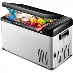 Mini Geladeira, Cooler Automotiva Elétrico Portátil 22L, 110v, DFYR, Cinza