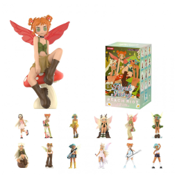 Blind Box,Coleção POP MART Fada Punk Rebelde Pêssego, Caixa Surpresa Pêssego Riot, Miniaturas Colecionáveis para Decorar, Presente Criativo