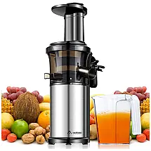Extrator de espremedor de mastigação lenta aobosi, máquina de espremedor de prensa a frio, motor silencioso, função reversa, suco de frutas