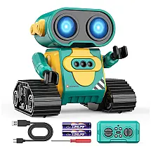 Brinquedo Robô Eletrônico Hamourd para Meninos e Meninas, Controle Remoto, Modo Automático de Demonstração, Sensor de Gestos