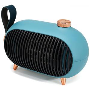 Aquecedor de Cerâmica Elétrico Portátil, 3 Configurações, 900W, 110v, METKIIO N301, Verde