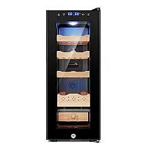 Humidor Elétrico Velieta Preto 35L com Refrigeração Termoelétrica e Controle Digital 115V