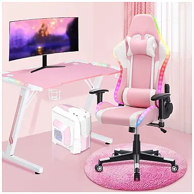 Cadeira Gamer Reclinável e Giratória