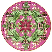Prato Coupé de 20 cm, Elegância e Praticidade em Sua Mesa com Formato Redondo e Material de Porcelana Fina de Osso, Wedgwood, Rosa