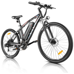 VIVI 26, 27.5 Electric Bike 500W E Bike, 48V 10.4AH, 12.5AH Removable Li ion Battery EBike, Shimano 21 Speed Gear Electric Bicycle, 22MPH