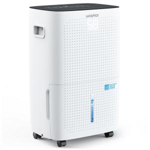 Desumidificador para Grandes Ambientes 7.5L até 650 m2 com Painel Digital e Mangueira de Drenagem, 110V, Waykar, Branco