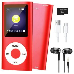 Rádio AM, FM, NOAA Solar Recarregável e Manivela Alarme SOS Carregador USB de Celular, DINGMI, Vermelho