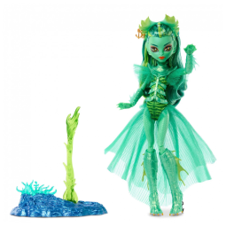 Boneca Monster High Skullector Creature From The Black Lagoon – Colecionável com 11 pontos de articulação