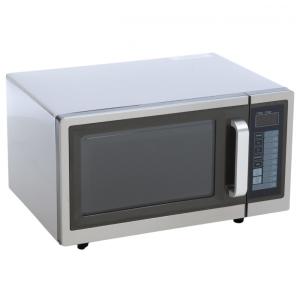 Micro-ondas Comercial com Controle Digital Touch Pad, Interior de 1 Pé Cúbico, Aço Inoxidável, 1000 Watts, Aprovado pela UL e NSF