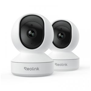 Câmera de Segurança sem fio Wi Fi HD, 2 PCS, REOLINK E1 3MP 2 Pack, Branco