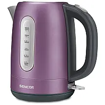 Chaleira Elétrica 1.7L com Proteção de Fervura e Aço Inoxidável, Roxa, 110v, SENCOR SWK1773VT, Violeta