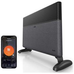 Aquecedor de Convecção com Termostato Inteligente, Temporizador 24H e Controle por APP, 110V 1500W, Ballu, Preto