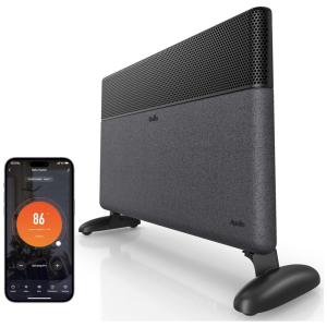 Aquecedor de Convecção com Termostato Inteligente, Temporizador 24H e Controle por APP, 110V 1500W, Ballu, Preto