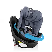 Cadeirinha Evenflo Revolve360 Slim Cinza 2-em-1 Rotatória Recém-nascido a 29,5 kg