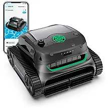 Aspirador de Piscina Robótico Sem Fio WYBOT S2, Navegação Inteligente, Sucção Poderosa, Filtragem Dupla, Autonomia de Bateria 210 Minutos